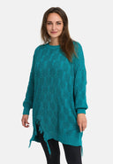 'Cotona' Strick Shirt Long – lässig & cozy