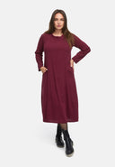 Ledig övergångsklänning i hampa-bomullsblandning 'Elure'