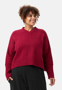 'Vella' knit sweater - soft premium knit with V-neck