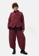'Collina' jas – elegante korte jas met wikkellook en structuur