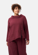 'Vigna' tuniek – gestructureerde katoen-stretch & geraffineerd model