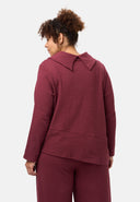 'Vigna' tuniek – gestructureerde katoen-stretch & geraffineerd model