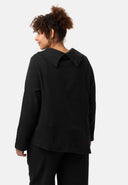 'Vigna' tuniek – gestructureerde katoen-stretch & geraffineerd model