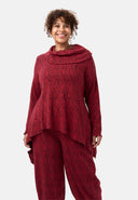 'Amande' tuniek – asymmetrische snit & vloeiende silhouet