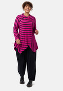'Sienna' tunika - viscose-stretch, zipfelsaum