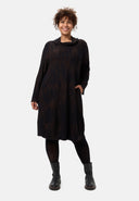 'Ombra' kleid - weiter kragen und fließende silhouette