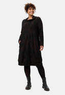 'Ombra' kleid - weiter kragen und fließende silhouette