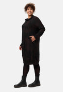 'Ombra' kleid - weiter kragen und fließende silhouette