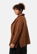 'Vella' Strickcardigan - Baumwollmix mit Wolle, lockerer Schnitt