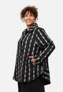 'Karena' Blusenjacke - katoen-stretch, strepenlook
