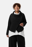 'Collina' jas – elegante korte jas met wikkellook en structuur