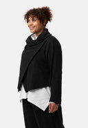 'Collina' jas – elegante korte jas met wikkellook en structuur