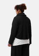 'Collina' jas – elegante korte jas met wikkellook en structuur