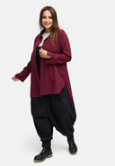 Camicia lunga leggera in misto canapa-cotone 'Elure'