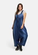 Hängselbyxor av premiumdenim 'Indiga'