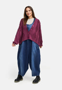 Strikcardigan – hyggelig, tidløs & med strukturdetaljer 'Cotona'