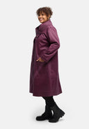Manteau « Aubrielle » – stretch coton, coupe en A