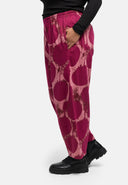 'Oria' trousers – cotton stretch, balloon shape