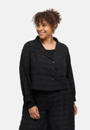 'Norina' shirt-jacket – viscose blend, short