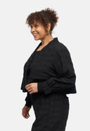 'Norina' shirt-jacket – viscose blend, short