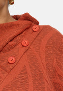 'Lova' jurk - katoenstretch, structuurpatroon