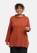 'Lova' tuniek - katoenstretch, structuurpatroon