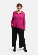 'Marella' blouse – katoenmix, structuurstof