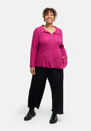 'Marella' blouse – katoenmix, structuurstof