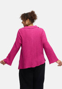 'Marella' blouse – katoenmix, structuurstof