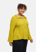 'Marella' blouse – katoenmix, structuurstof