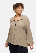 'Marella' blouse – katoenmix, structuurstof