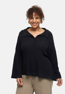 'Marella' blouse – katoenmix, structuurstof