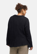 'Marella' blouse – katoenmix, structuurstof
