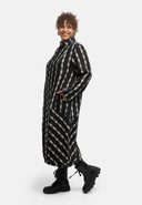 'Karena' Jurk - katoen-stretch, strepenlook
