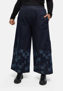 'Nila' broek – donker denim, ballonvorm