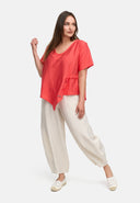 Kekoo Shirt Asymmetrisch 'Ibiza'