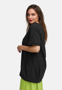 Long shirt made of linen in balloon silhouette 'Venti'