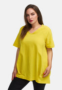 Long shirt made of linen in balloon silhouette 'Venti'