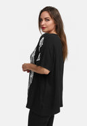 Tunika A-linje i lätt viskosstretch 'Sovana'