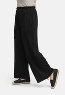 Calças leves de viscose com stretch 'Sovana'