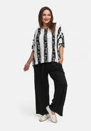 Ledig tunika med fladdermusärmar 'Sovana'