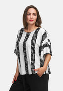 Ledig tunika med fladdermusärmar 'Sovana'