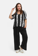 Maglia squadrata in leggero viscosa stretch 'Sovana'