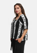 Maglia squadrata in leggero viscosa stretch 'Sovana'