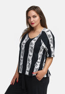 Maglia squadrata in leggero viscosa stretch 'Sovana'