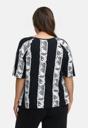 Maglia squadrata in leggero viscosa stretch 'Sovana'