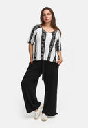 Maglia squadrata in leggero viscosa stretch 'Sovana'