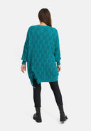 'Cotona' Gebreid Shirt Lang – casual & gezellig