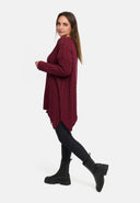 'Cotona' Gebreid Shirt Asymmetrische A-lijn – casual & gezellig