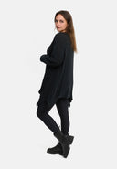 'Cotona' Gebreid Shirt Asymmetrische A-lijn – casual & gezellig